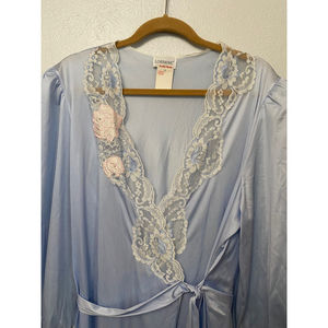 NWT Vintage Lorraine Blue Robe Intimates